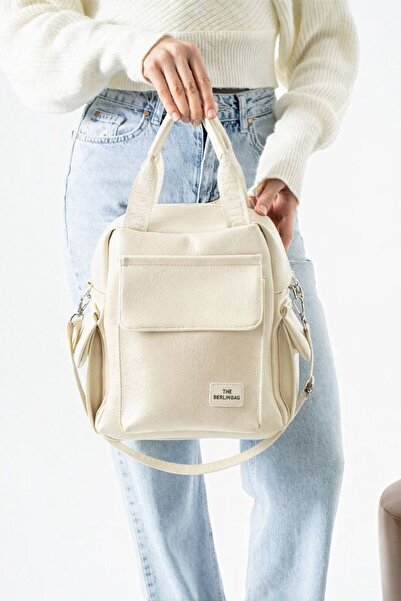 WİKİDAYS.S MODA TRENDİ Women's Soft Leather Backpack Daily Use Stylish Bag