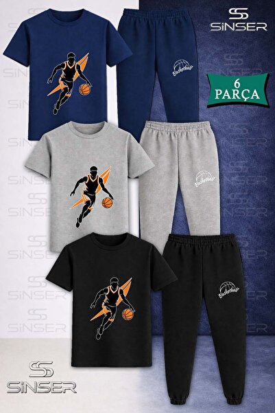SS SİNSER Set de trening pentru copii BASKETBALLER BALL ORANGE SYH 3 piese, t...