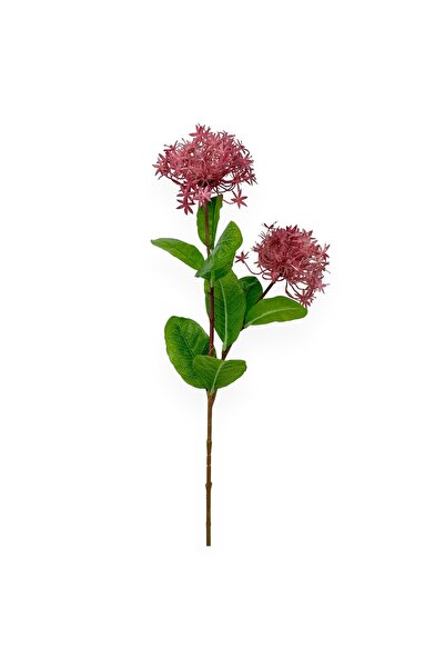 AFO Artificial Allium Wire with 2 Burgundy Flowers