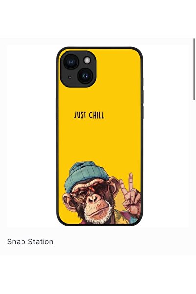 SNAPSTATIONRO Προστατευτική θήκη, MagSafe, iPhone 13 - Funky Monkey Peace BRO