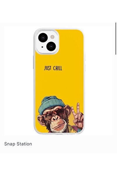 SNAPSTATIONRO Προστατευτική θήκη, MagSafe, iPhone 15 Plus - Funky Monkey Peac...