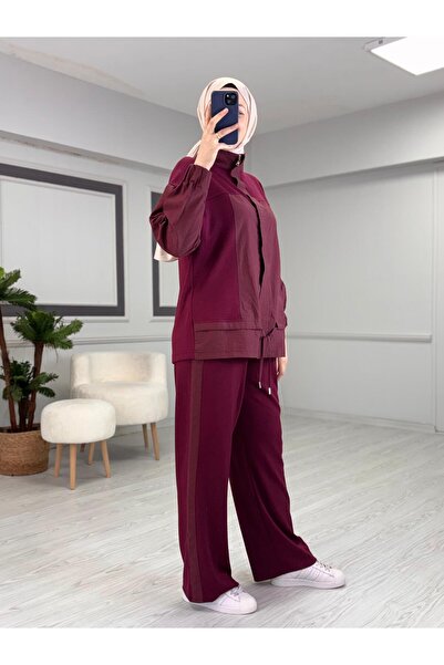 Butik Kardelen 🌟   Δυναμικό Σετ με Λεπτομέρεια Αλεξίπτωτου και Όρθιο Γιακά 🌟