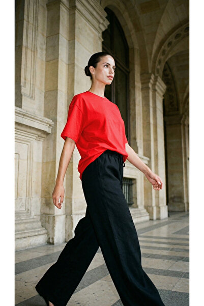 Amia&Co. Βασικό Φαρδύ Μπλουζάκι – Άνετη Γραμμή, Καθημερινό Στυλ