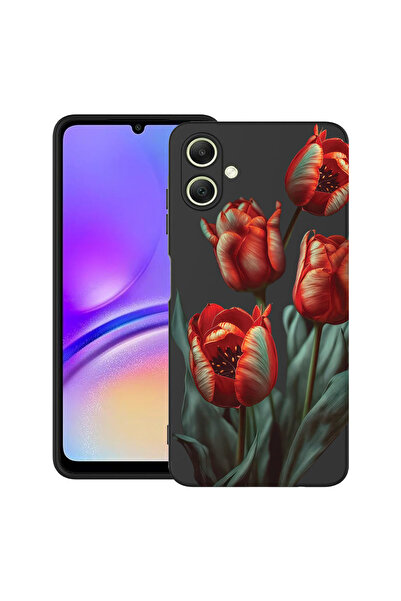 bestcase ®   Θήκη TPU Ultra Slim για Samsung Galaxy A06 5G, Φλοράλ - Κόκκινη ...