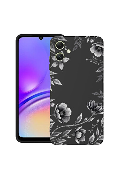 bestcase ®   Θήκη TPU Ultra Slim για Samsung Galaxy A06 5G, Μαύρο Φλοράλ, 199...