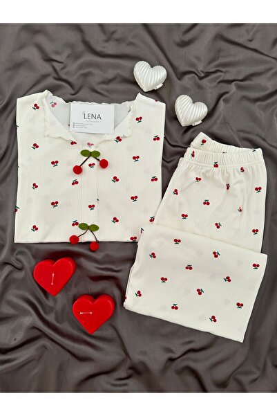 Lena Homewears Γυναικείο σετ πιτζάμες με κοντομάνικο ύφασμα Oslo με σχέδια