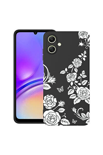 bestcase ®   Θήκη TPU Ultra Slim για Samsung Galaxy A07, Φλοράλ - Μαύρο Τριαν...