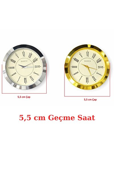 EXİZ TİCARET 5,5 cm Geçme Duvar Saati