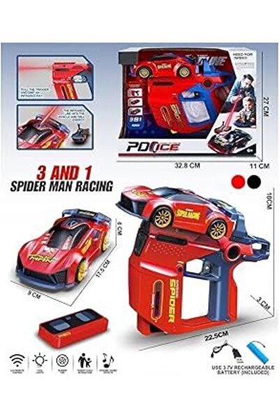JPT Τηλεκατευθυνόμενο Αυτοκίνητο Αγώνων Αράχνης 3-σε-1 2.4GHz