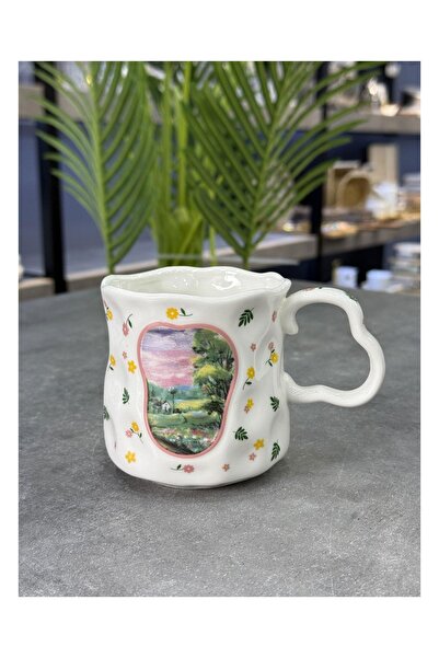 Doğudeko Luxury Brook Porcelain Mug