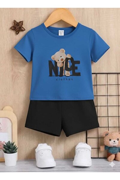 Nice Clothes ΚΑΛΟΚΑΙΡΙΝΟ ΠΑΙΔΙΚΟ ΣΕΤ ΜΠΛΟΥΖΑΚΙ-ΣΟΡΤΣ ΟΥΝΙΣΕΞ (ΜΕ ΩΡΑΙΑ ΣΤΑΜΠΑ...