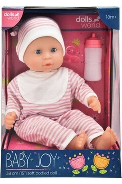 Other Lumea Păpușilor PĂPUȘA BABY JOY DOLLS WORLD 38 CM - HĂINE CU DUNGĂTURI