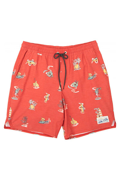 Salty Crew ISLAND DAZE ΕΛΑΣΤΙΚΟ ΜΠΟΡΝΤΣΟΡΤ ΚΟΚΚΙΝΟ 30