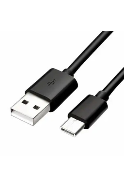 LOGO Cablu USB USB-A - USB-C 1 m Negru