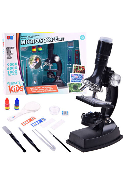 Jokomisiada Microscop + accesorii pentru un tânăr savant ES0015