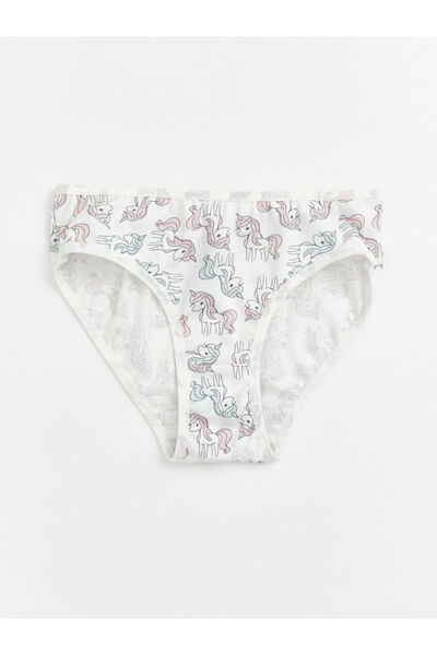 LC Waikiki Rmz Gi̇yi̇m Farkiyla Embroidered Girls' Panties