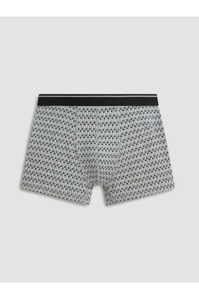 LC Waikiki Nevavm Patterned Cotton Flexible Men's Boxers with Difference