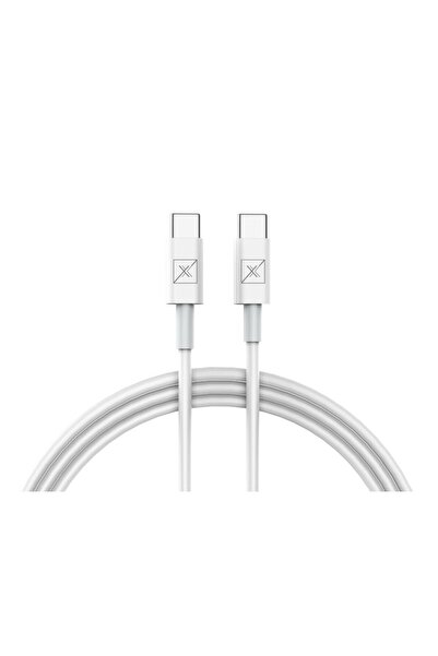 Maxximus Cablu USB MX SHOCK CABLE 20W PD C/C ALB/ALB