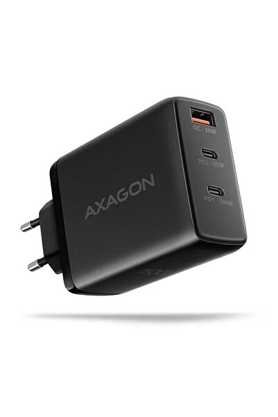 Axagon Încărcător de rețea pentru baterii ACU-DPQ100, GaN 100W, 3 porturi (US...