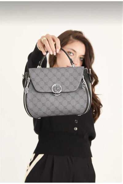 CRESSBERRY Women's Hand and Shoulder Bag with Cross Strap and Flap, Multi-Com...