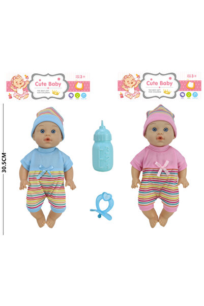 Trifox Păpușă bebeluș cu accesorii lucioase