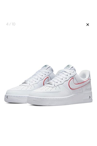 Nike Air Force 1 Low Beyaz Kırmızı Kadın Sneaker