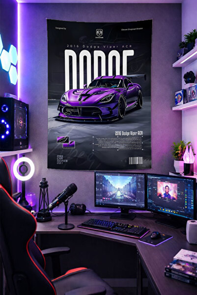 Reyhani Sports Car-6 Wall Covering Bright Quality Fabric Room Decor Tapestry ...