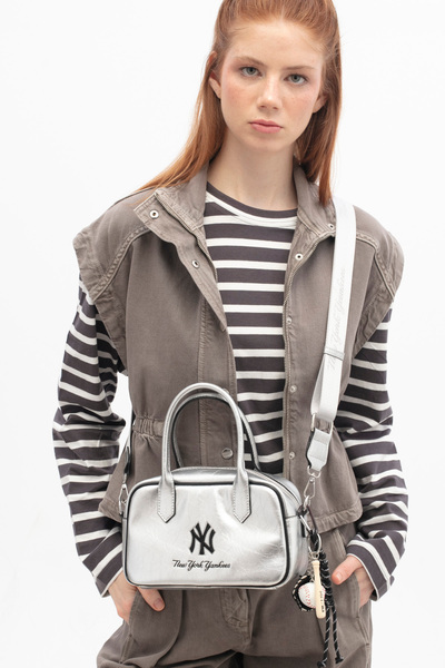MLB New York Yankees Women's Handbag Silver Mlb018
