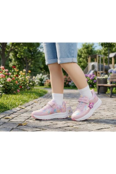 LUCYK&KİDS Kız Çocuk Spor Ayakkabı Simli