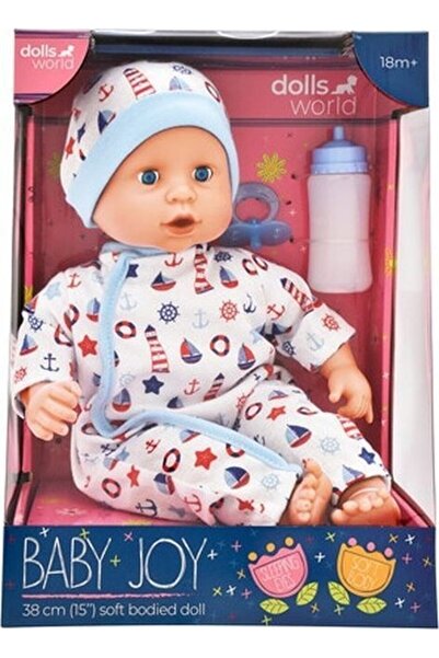 Other Păpușă Dolls World Baby Joy, 38 cm, haine albe
