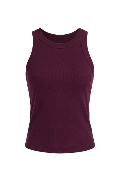 MAGARDE Crew Neck Premium Camisole Undershirt - Bordo