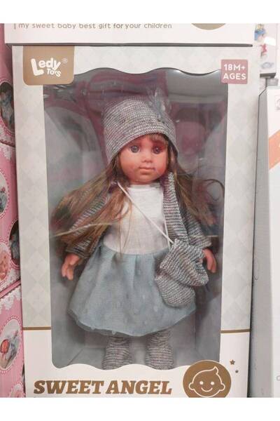 adar Păpușă cu haine de iarnă, 35 cm