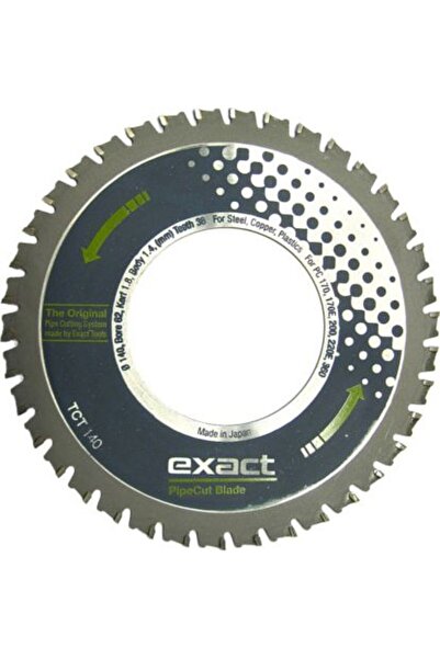 EXACT Disc de ferăstrău Vidia pentru tăierea oțelului 140mm 38 dinți (TCT14038)
