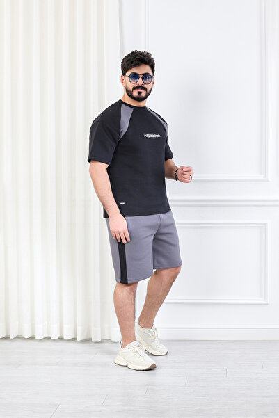 BSY Men's Oversize T-Shirt and Shorts Set