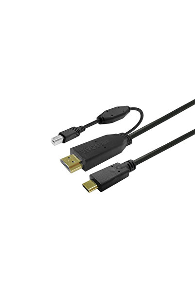 VivoLink PROUSBCHDMIUSBB5 cablu USB 5 m USB 3.2 Gen 1 (3.1 Gen 1) USB C Negru