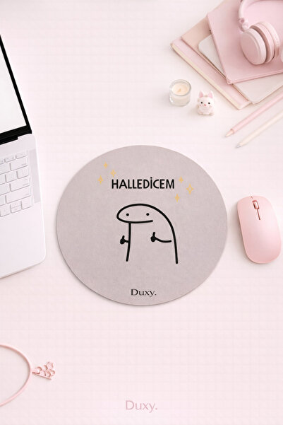 Duxy Espirili Rubber Mouse Pad, 19 cm, Αντιολισθητική βάση, Άνετο και μαλακό ...