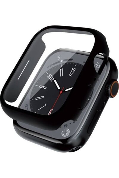 Crong Carcasă hibridă pentru ceas - Carcasă din sticlă pentru Apple Watch 45m...
