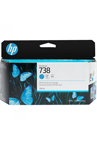 Other HP INC Ink HP Ink/HP 738 130-ml Cyan DesignJet Ink
