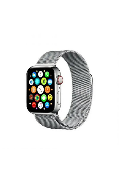 Mercury Curea tip plasă pentru Apple Watch 38/40/41 mm Argintiu/Argintiu