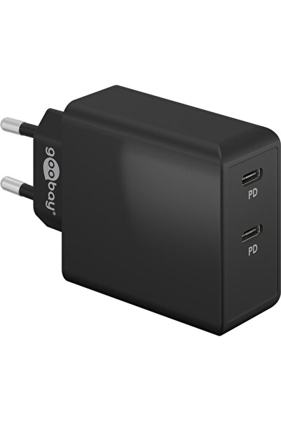 goobay Încărcător rapid dual USB-C PD (36 W), viteză mare, 61757