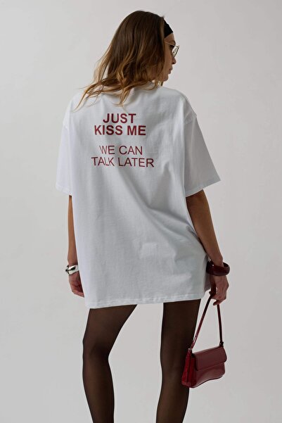 Black Fashion Υπερμεγέθες μπλουζάκι