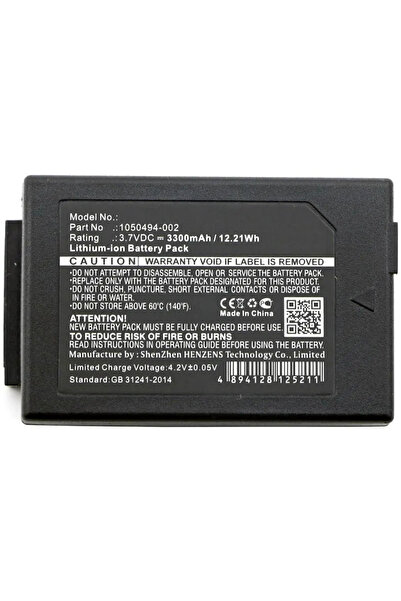 CoreParts Baterie 12.21Wh Li-ion 3.7V 3300mAh Negru pentru Scanner Motorola 1...