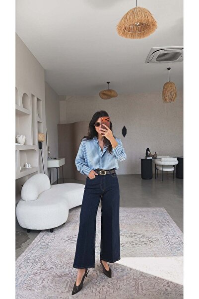 Buket Teke Γνήσιο τζιν Lacivert Kemerli ZR