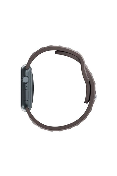 3MK Curea de ceas din silicon Apple Watch 4/5/6/7/SE/8/9 40/41mm taupe