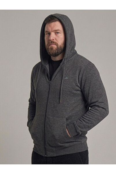 just wear zt Zippered Hooded Jacket, 2 Thread Cotton Blend, Comfortable Fit w...