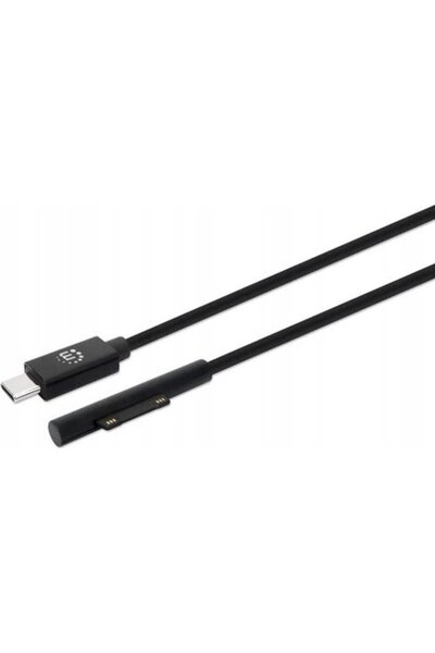 MANHATTAN Cablu USB-C la Surface Connect, 1.8M, Tată la Tată. 15V/3A, Negru, ...