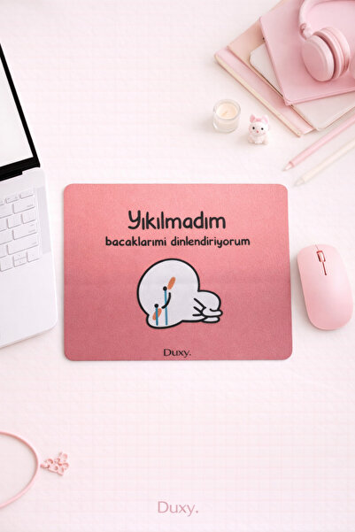 Duxy Χαριτωμένο mouse pad με σχέδια, 23x19 εκ., αντιολισθητική βάση, άνετο κα...