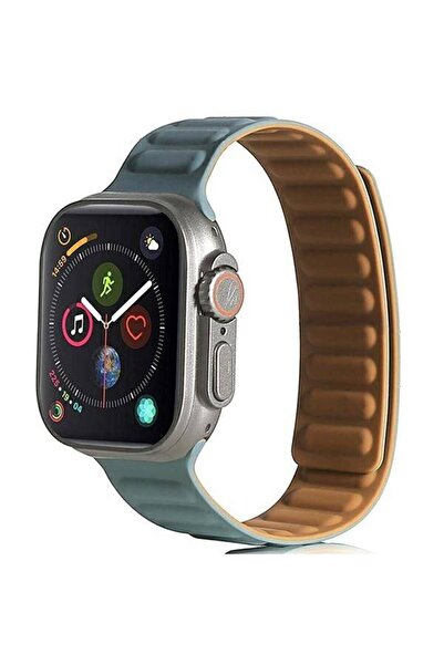Beline Curea magnetică Apple Watch 42/44/45/49mm verde