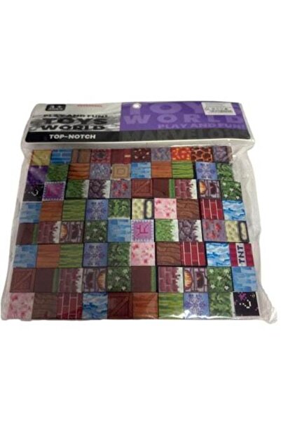 OEM Minecraft Construction Toy Set, 80 Pieces, Magnetic Blocks, Multicolor