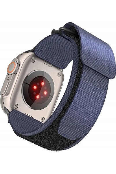 Forcell Curea din nailon F-DESIGN FA05 pentru APPLE Watch 42/44/45/49 mm alba...